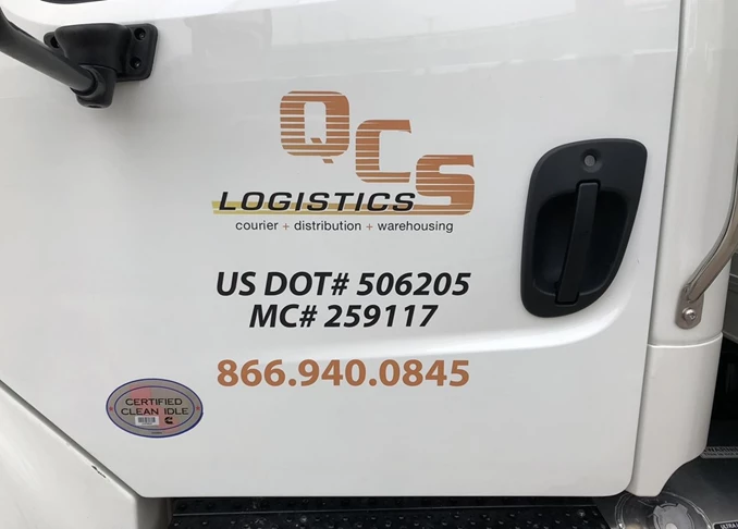 Custom Decals, Wraps & Lettering for Quick Courier Services 